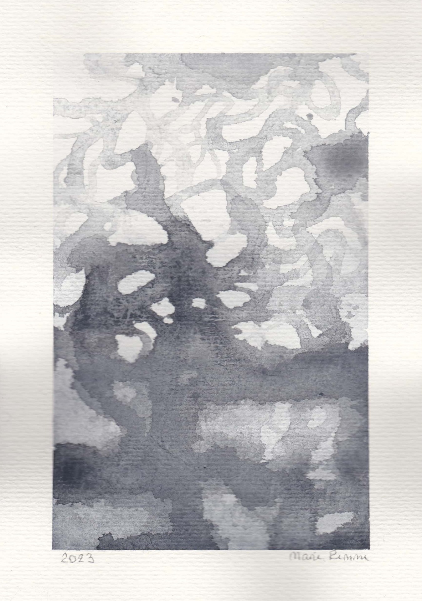 Abstrakt Akvarell 7, Privat eie